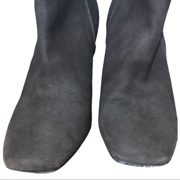 Sacha London Black Label Brown Snake Embossed Ankle Booties gold heels 9.5 - Picture 12 of 13